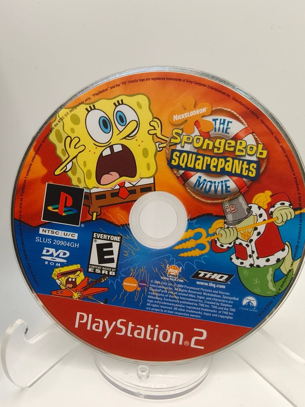 SpongeBob SquarePants Movie PS2 Greatest Hits Disc Only